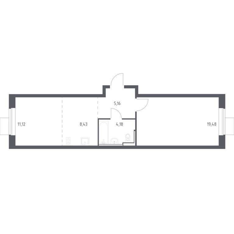 Apartment Sale, 48.37平方米 at Prigorod Lesnoe, Molodyozhny bulvar, 6, derevnya Misaylovo, Leninskiy City District, Moscow Region, Russia #1 Apartment Sale, 48.37平方米 at Prigorod Lesnoe, Molodyozhny bulvar, 6, derevnya Misaylovo, Leninskiy City District, Moscow Region, Russia #1