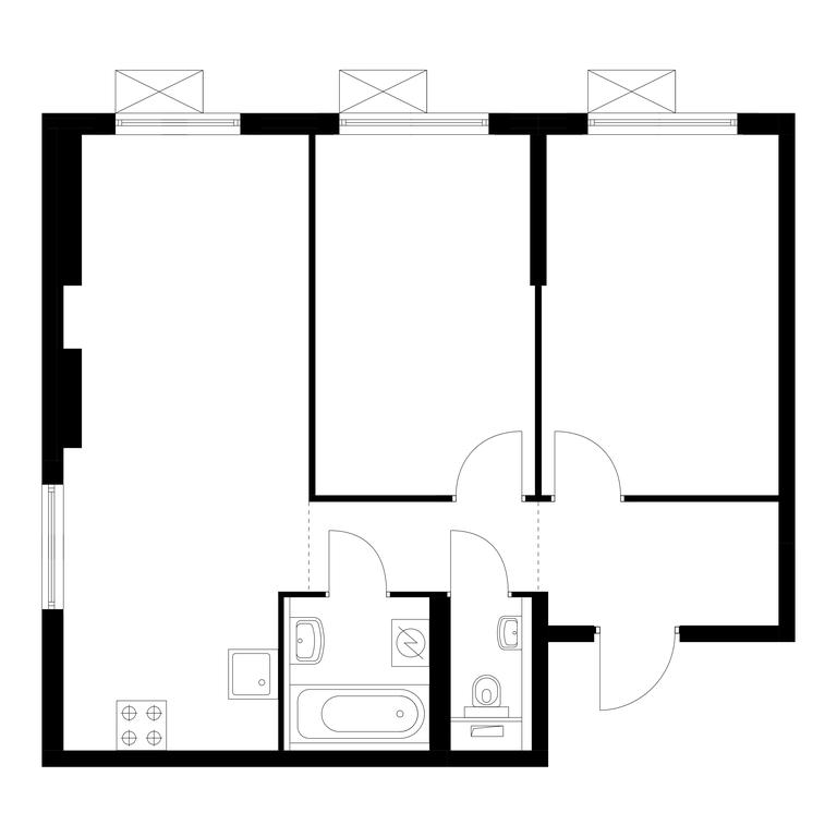 2-BD Apartment Sale, 55平方米 at Yunino, Mostotresta Street, 10, Scherbinka, Moscow, Russia #1 2-BD Apartment Sale, 55平方米 at Yunino, Mostotresta Street, 10, Scherbinka, Moscow, Russia #1