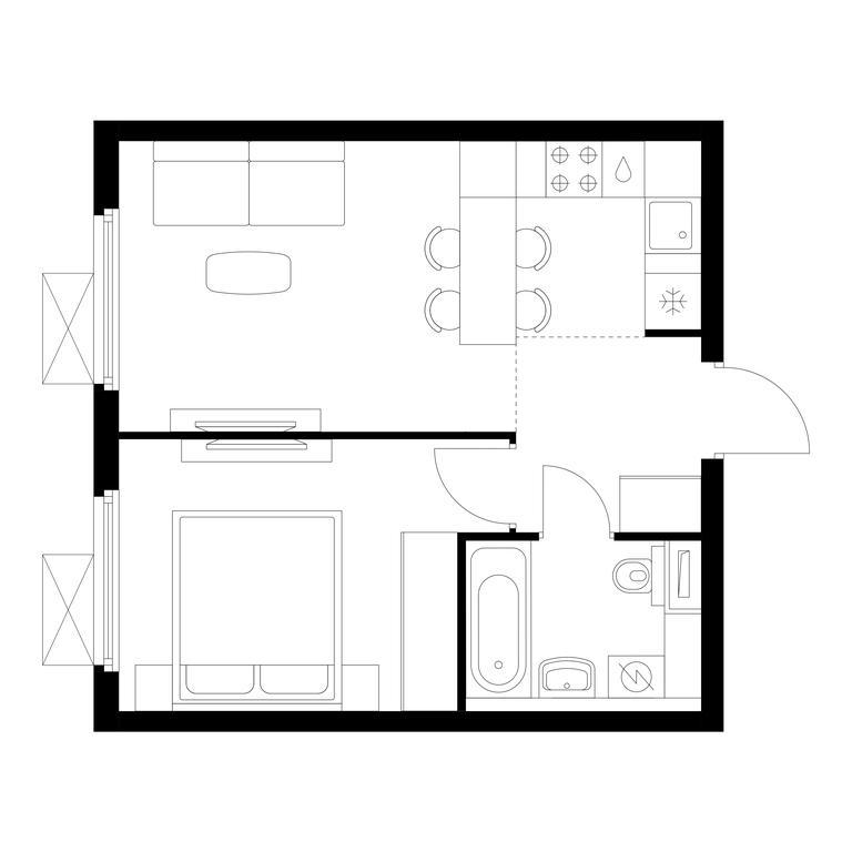 1-BD Apartment Sale, 36.2 sq. m. at Yaroslavskiy, 16th Microdistrict, Mytischi, Moscow Region, Russia #1 1-BD Apartment Sale, 36.2 sq. m. at Yaroslavskiy, 16th Microdistrict, Mytischi, Moscow Region, Russia #1