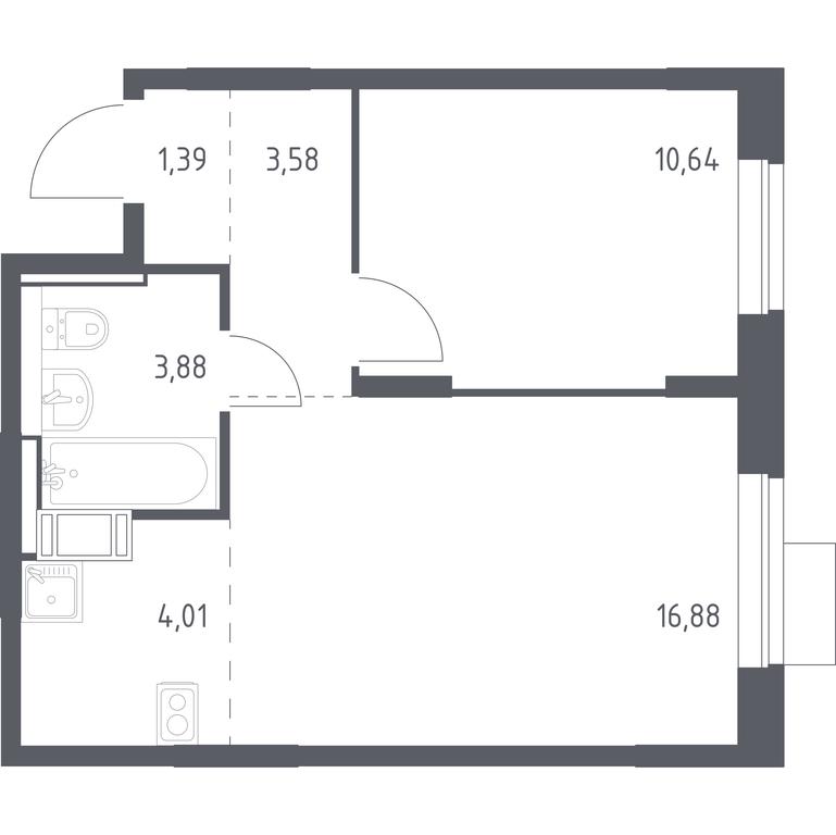 Apartment Sale, 40.38平方米 at Piatnitskie Luga, Pyatnitskoye Highway, 2, derevnya Yurlovo, Solnechnogorsk City District, Moscow Region, Russia #1 Apartment Sale, 40.38平方米 at Piatnitskie Luga, Pyatnitskoye Highway, 2, derevnya Yurlovo, Solnechnogorsk City District, Moscow Region, Russia #1