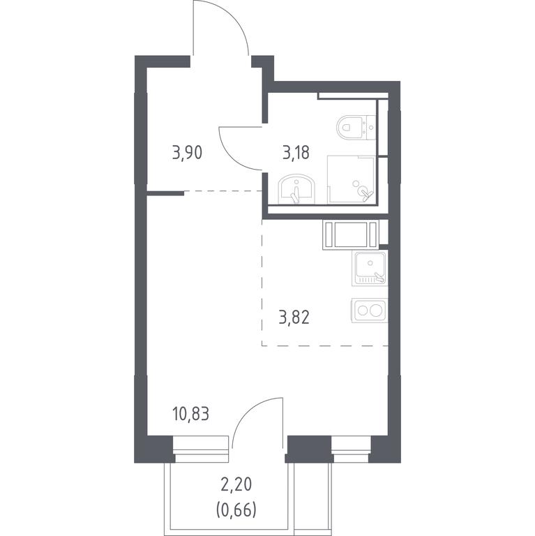 Apartment Sale, 22.39平方米 at Piatnitskie Luga, Pyatnitskoye Highway, 2, derevnya Yurlovo, Solnechnogorsk City District, Moscow Region, Russia #1 Apartment Sale, 22.39平方米 at Piatnitskie Luga, Pyatnitskoye Highway, 2, derevnya Yurlovo, Solnechnogorsk City District, Moscow Region, Russia #1