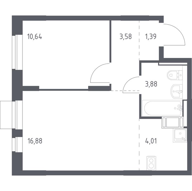 Apartment Sale, 40.38平方米 at Piatnitskie Luga, Pyatnitskoye Highway, 2, derevnya Yurlovo, Solnechnogorsk City District, Moscow Region, Russia #1 Apartment Sale, 40.38平方米 at Piatnitskie Luga, Pyatnitskoye Highway, 2, derevnya Yurlovo, Solnechnogorsk City District, Moscow Region, Russia #1
