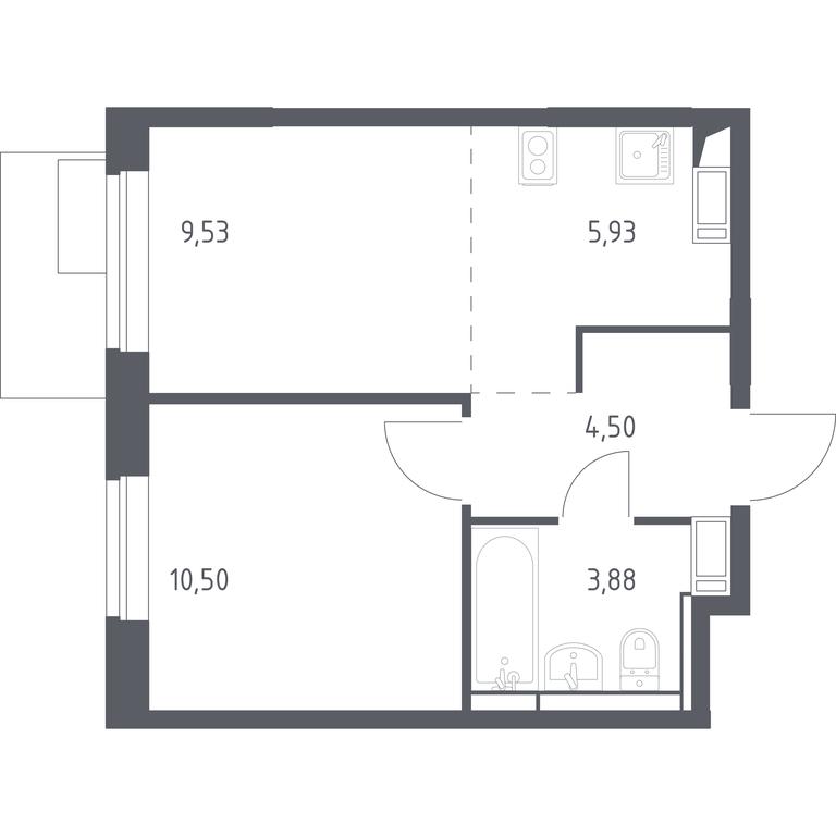 Apartment Sale, 34.34平方米 at Piatnitskie Luga, Pyatnitskoye Highway, 2, derevnya Yurlovo, Solnechnogorsk City District, Moscow Region, Russia #1 Apartment Sale, 34.34平方米 at Piatnitskie Luga, Pyatnitskoye Highway, 2, derevnya Yurlovo, Solnechnogorsk City District, Moscow Region, Russia #1