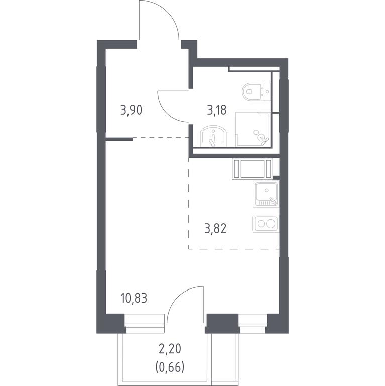 Apartment Sale, 22.39平方米 at Piatnitskie Luga, Pyatnitskoye Highway, 2, derevnya Yurlovo, Solnechnogorsk City District, Moscow Region, Russia #1 Apartment Sale, 22.39平方米 at Piatnitskie Luga, Pyatnitskoye Highway, 2, derevnya Yurlovo, Solnechnogorsk City District, Moscow Region, Russia #1