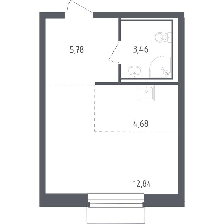 Apartment Sale, 26.76 sq. m. at Rublevskiy Kvartal, Laykovo Green Quarter, zhiloy kompleks Gorod-sobytiye Laykovo, selo Laykovo, Odintsovskiy City District, Moscow Region, Russia #1 Apartment Sale, 26.76 sq. m. at Rublevskiy Kvartal, Laykovo Green Quarter, zhiloy kompleks Gorod-sobytiye Laykovo, selo Laykovo, Odintsovskiy City District, Moscow Region, Russia #1