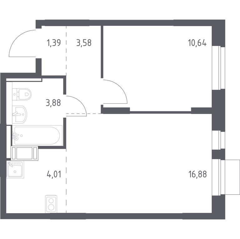 Apartment Sale, 40.38平方米 at Piatnitskie Luga, Pyatnitskoye Highway, 2, derevnya Yurlovo, Solnechnogorsk City District, Moscow Region, Russia #1 Apartment Sale, 40.38平方米 at Piatnitskie Luga, Pyatnitskoye Highway, 2, derevnya Yurlovo, Solnechnogorsk City District, Moscow Region, Russia #1