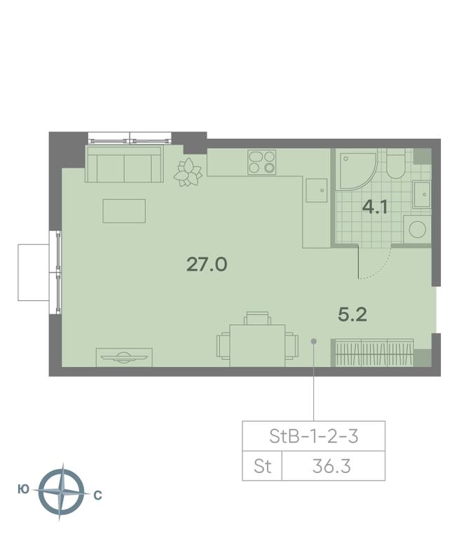 Apartment Sale, 46.5 sq. m. at Parkside, Krasnogo Mayaka Street, 26к1, Moscow, Russia #1 Apartment Sale, 46.5 sq. m. at Parkside, Krasnogo Mayaka Street, 26к1, Moscow, Russia #1