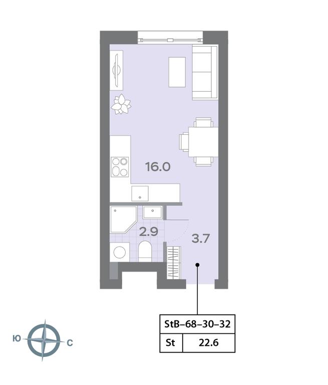 Apartment Sale, 22.5 sq. m. at Dmitrovskoe Nebo, Ilmenskiy Drive, 4с1, Moscow, Russia #2 Apartment Sale, 22.5 sq. m. at Dmitrovskoe Nebo, Ilmenskiy Drive, 4с1, Moscow, Russia #2