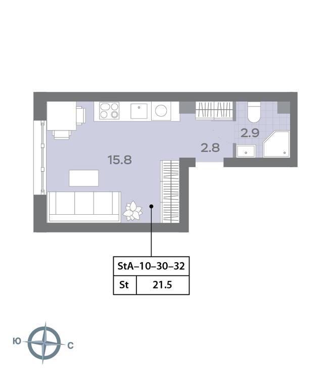 Apartment Sale, 22.4 sq. m. at Dmitrovskoe Nebo, Ilmenskiy Drive, 4с1, Moscow, Russia #1 Apartment Sale, 22.4 sq. m. at Dmitrovskoe Nebo, Ilmenskiy Drive, 4с1, Moscow, Russia #1