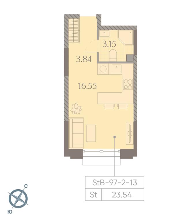 Apartment Sale, 23.5 sq. m. at Dmitrovskoe Nebo, Ilmenskiy Drive, 4с1, Moscow, Russia #1 Apartment Sale, 23.5 sq. m. at Dmitrovskoe Nebo, Ilmenskiy Drive, 4с1, Moscow, Russia #1