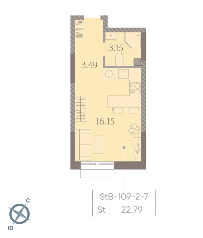 Apartment Sale, 22.8 sq. m. at Dmitrovskoe Nebo, Ilmenskiy Drive, 4с1, Moscow, Russia #1 Apartment Sale, 22.8 sq. m. at Dmitrovskoe Nebo, Ilmenskiy Drive, 4с1, Moscow, Russia #1