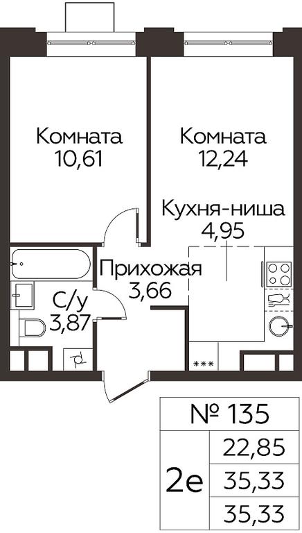 1-BD Apartment Sale, 35.33 sq. m. at Kashtanovaya Roshcha, Solnechnaya ulitsa, posyolok Lesnaya Polyana, derevnya Izmalkovo, Odintsovskiy City District, Moscow Region, Russia #1 1-BD Apartment Sale, 35.33 sq. m. at Kashtanovaya Roshcha, Solnechnaya ulitsa, posyolok Lesnaya Polyana, derevnya Izmalkovo, Odintsovskiy City District, Moscow Region, Russia #1