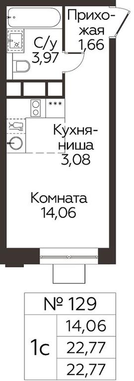 Apartment Sale, 22.77 sq. m. at Kashtanovaya Roshcha, Solnechnaya ulitsa, posyolok Lesnaya Polyana, derevnya Izmalkovo, Odintsovskiy City District, Moscow Region, Russia #2 Apartment Sale, 22.77 sq. m. at Kashtanovaya Roshcha, Solnechnaya ulitsa, posyolok Lesnaya Polyana, derevnya Izmalkovo, Odintsovskiy City District, Moscow Region, Russia #2