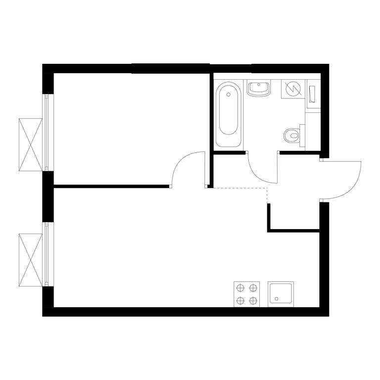 1-BD Apartment Sale, 32 sq. m. at Kuzminskiy Les, mikrorayon Belaya Dacha, 25, Kotelniki, Moscow Region, Russia #2 1-BD Apartment Sale, 32 sq. m. at Kuzminskiy Les, mikrorayon Belaya Dacha, 25, Kotelniki, Moscow Region, Russia #2