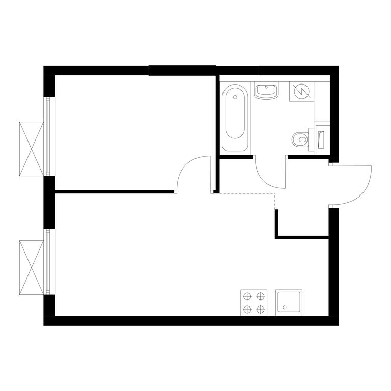1-BD Apartment Sale, 32 sq. m. at Kuzminskiy Les, mikrorayon Belaya Dacha, 25, Kotelniki, Moscow Region, Russia #1 1-BD Apartment Sale, 32 sq. m. at Kuzminskiy Les, mikrorayon Belaya Dacha, 25, Kotelniki, Moscow Region, Russia #1
