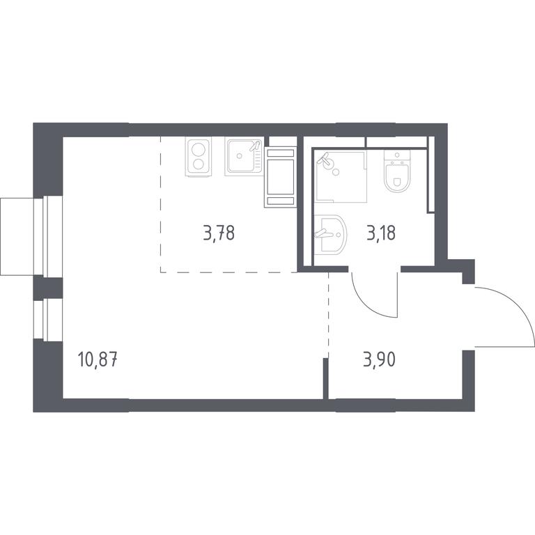 Apartment Sale, 21.73平方米 at Piatnitskie Luga, Pyatnitskoye Highway, 2, derevnya Yurlovo, Solnechnogorsk City District, Moscow Region, Russia #1 Apartment Sale, 21.73平方米 at Piatnitskie Luga, Pyatnitskoye Highway, 2, derevnya Yurlovo, Solnechnogorsk City District, Moscow Region, Russia #1