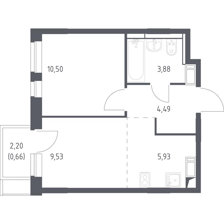 Apartment Sale, 34.99平方米 at Piatnitskie Luga, Pyatnitskoye Highway, 2, derevnya Yurlovo, Solnechnogorsk City District, Moscow Region, Russia #1 Apartment Sale, 34.99平方米 at Piatnitskie Luga, Pyatnitskoye Highway, 2, derevnya Yurlovo, Solnechnogorsk City District, Moscow Region, Russia #1