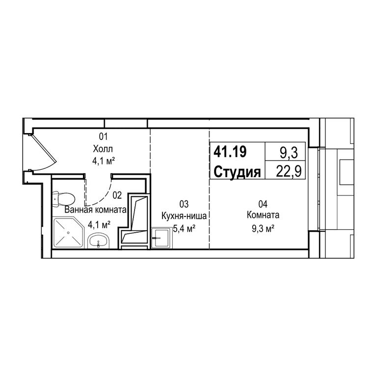3-BD Apartment Sale, 102 sq. m. at Silver, Serebryakova Drive, 11к1, Moscow, Russia #2 3-BD Apartment Sale, 102 sq. m. at Silver, Serebryakova Drive, 11к1, Moscow, Russia #2