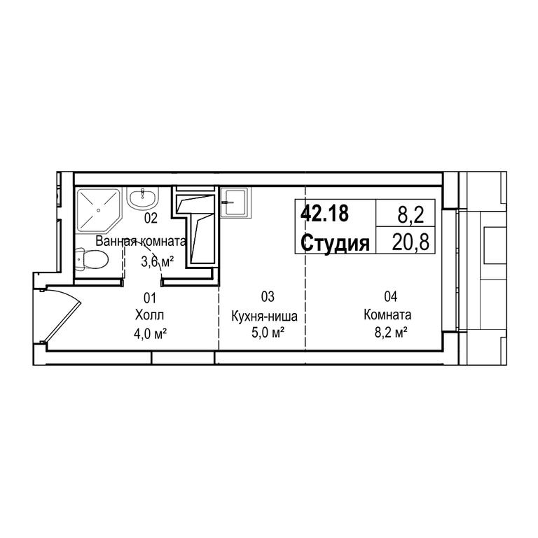 4-BD Apartment Sale, 115.7 sq. m. at Silver, Serebryakova Drive, 11к1, Moscow, Russia #2 4-BD Apartment Sale, 115.7 sq. m. at Silver, Serebryakova Drive, 11к1, Moscow, Russia #2