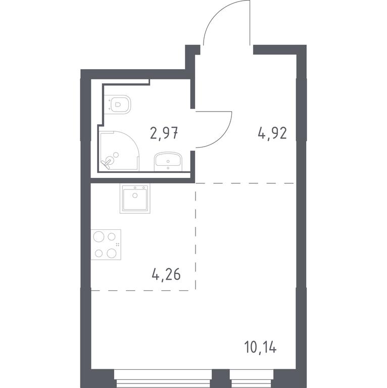 Apartment Sale, 22.29平方米 at Ostafevo, Ostafyevskoe Highway, 12к1, Ryazanovskoe Settlement, Moscow, Russia #1 Apartment Sale, 22.29平方米 at Ostafevo, Ostafyevskoe Highway, 12к1, Ryazanovskoe Settlement, Moscow, Russia #1