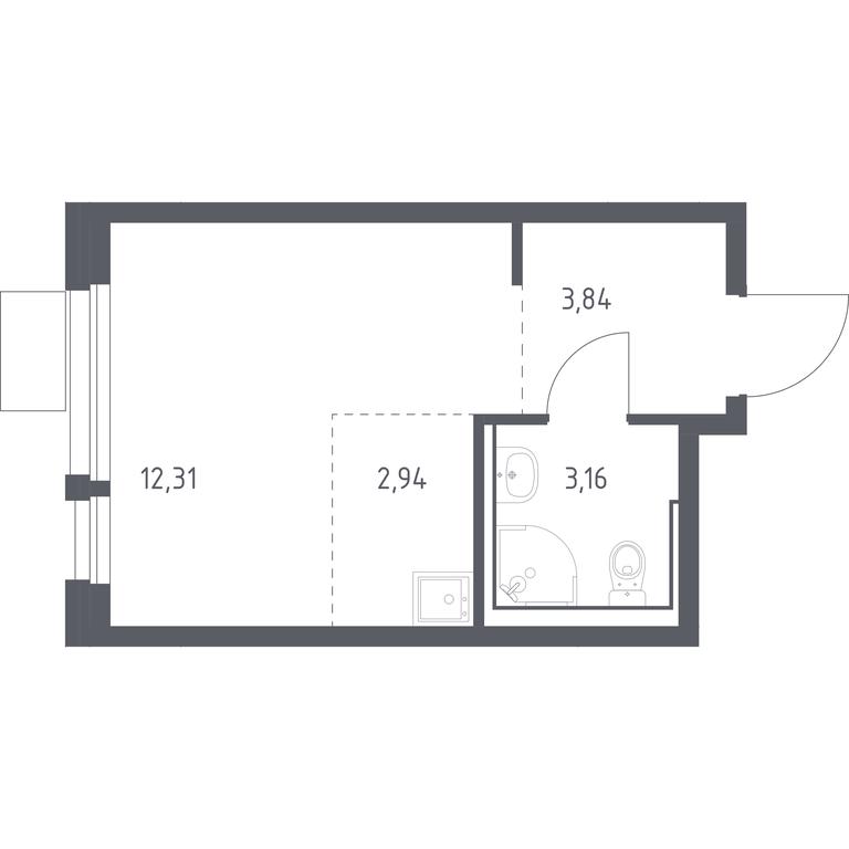 Apartment Sale, 22.25 sq. m. at Kvartal Ivakino, kvartal Ivakino, mikrorayon Klyazma-Starbeyevo, Khimki, Moscow Region, Russia #1 Apartment Sale, 22.25 sq. m. at Kvartal Ivakino, kvartal Ivakino, mikrorayon Klyazma-Starbeyevo, Khimki, Moscow Region, Russia #1