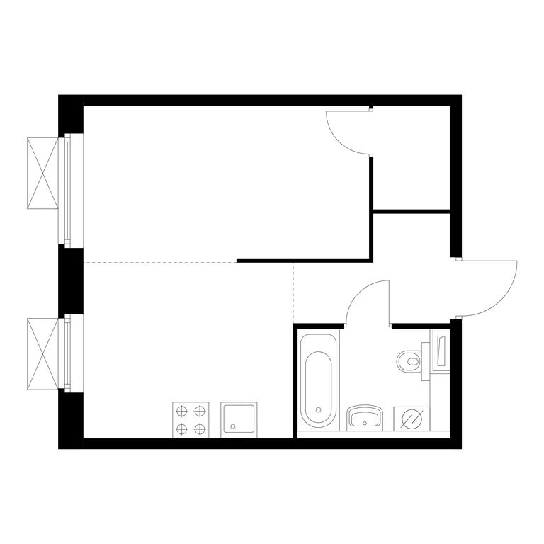 Продажа 1-комн. квартиры, 32 м² в ЖК «Люблинский парк», Люблинская улица, 78к2, Москва, Россия #1