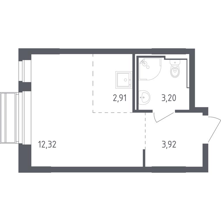 Apartment Sale, 22.35 sq. m. at Rublevskiy Kvartal, Laykovo Green Quarter, zhiloy kompleks Gorod-sobytiye Laykovo, selo Laykovo, Odintsovskiy City District, Moscow Region, Russia #1 Apartment Sale, 22.35 sq. m. at Rublevskiy Kvartal, Laykovo Green Quarter, zhiloy kompleks Gorod-sobytiye Laykovo, selo Laykovo, Odintsovskiy City District, Moscow Region, Russia #1