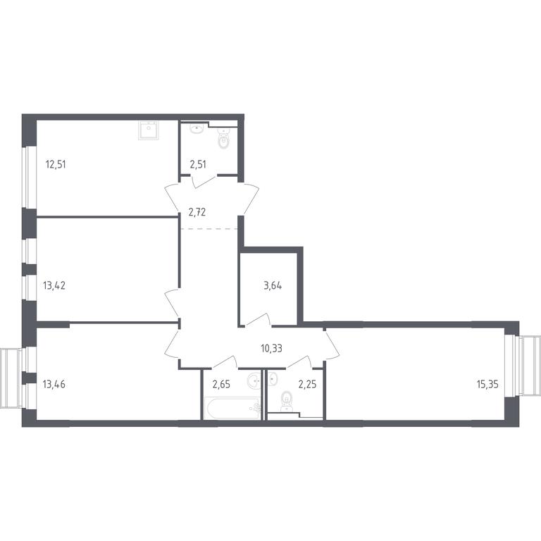 Продажа 2-комн. квартиры, 78,84 м² в ЖК «Рублевский Квартал», квартал Лайково Грин, жилой комплекс Город-событие Лайково, село Лайково, Одинцовский городской округ, Московская область, Россия #1 Продажа 2-комн. квартиры, 78,84 м² в ЖК «Рублевский Квартал», квартал Лайково Грин, жилой комплекс Город-событие Лайково, село Лайково, Одинцовский городской округ, Московская область, Россия #1