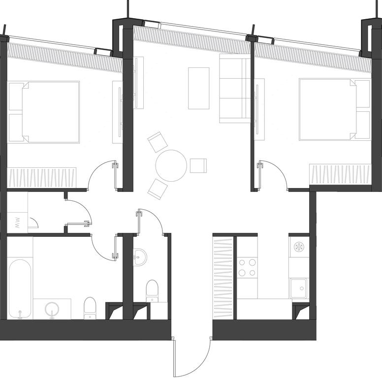 2-BD Apartment Sale, 73.69平方米 at Dom Dau, 1st Krasnogvardeysky Drive, 12с6, Moscow, Russia #1 2-BD Apartment Sale, 73.69平方米 at Dom Dau, 1st Krasnogvardeysky Drive, 12с6, Moscow, Russia #1