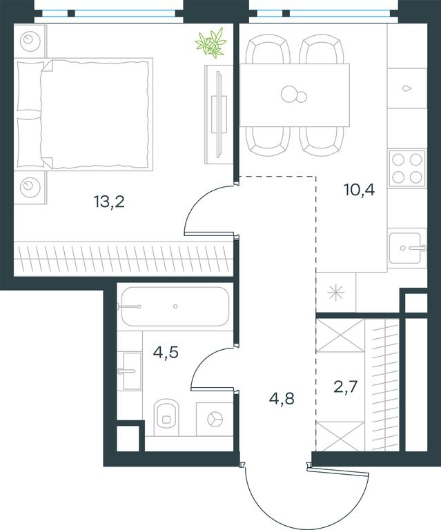 Продажа квартиры, 35,6 м² в ЖК «Левел Нижегородская», Перовское шоссе, 21с1, Москва, Россия #1 Продажа квартиры, 35,6 м² в ЖК «Левел Нижегородская», Перовское шоссе, 21с1, Москва, Россия #1