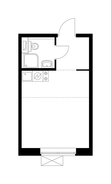 Apartment Sale, 21.5 sq. m. at Buninskie Luga, ulitsa Aleksandry Monakhovoy, 88к1, Settlement of Kommunarka, Moscow, Russia #1