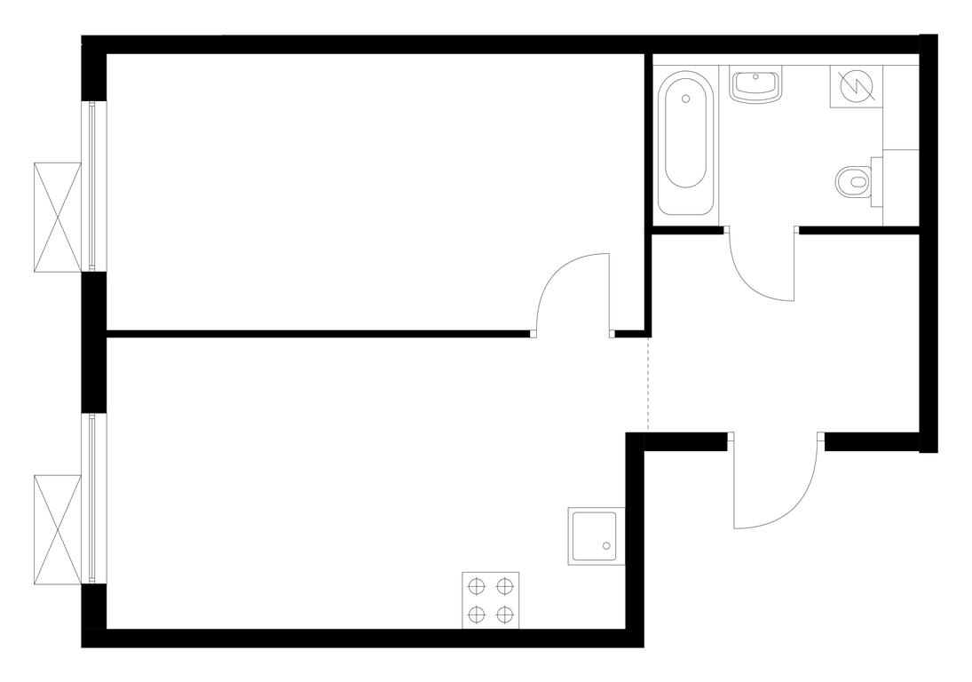 1-BD Apartment Sale, 43.8 sq. m. at Ilinskie Luga, Zapovednaya Street, 1, posyolok Ilyinskoye-Usovo, Krasnogorsk City District, Moscow Region, Russia #1 1-BD Apartment Sale, 43.8 sq. m. at Ilinskie Luga, Zapovednaya Street, 1, posyolok Ilyinskoye-Usovo, Krasnogorsk City District, Moscow Region, Russia #1