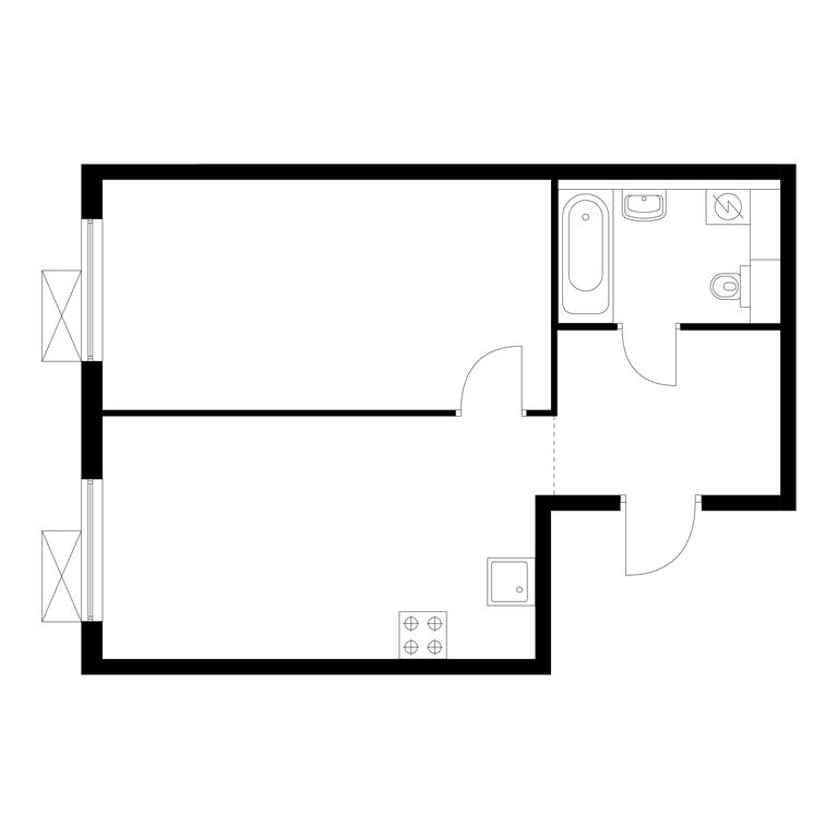 1-BD Apartment Sale, 43.8 sq. m. at Ilinskie Luga, Zapovednaya Street, 1, posyolok Ilyinskoye-Usovo, Krasnogorsk City District, Moscow Region, Russia #2 1-BD Apartment Sale, 43.8 sq. m. at Ilinskie Luga, Zapovednaya Street, 1, posyolok Ilyinskoye-Usovo, Krasnogorsk City District, Moscow Region, Russia #2