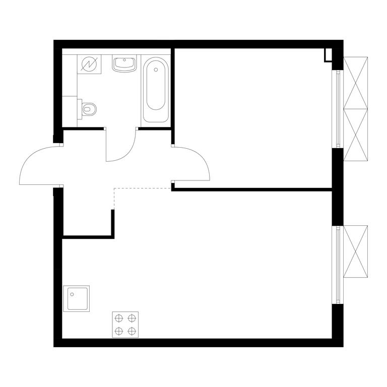 1-BD Apartment Sale, 39.8 sq. m. at Ilinskie Luga, Zapovednaya Street, 1, posyolok Ilyinskoye-Usovo, Krasnogorsk City District, Moscow Region, Russia #1 1-BD Apartment Sale, 39.8 sq. m. at Ilinskie Luga, Zapovednaya Street, 1, posyolok Ilyinskoye-Usovo, Krasnogorsk City District, Moscow Region, Russia #1