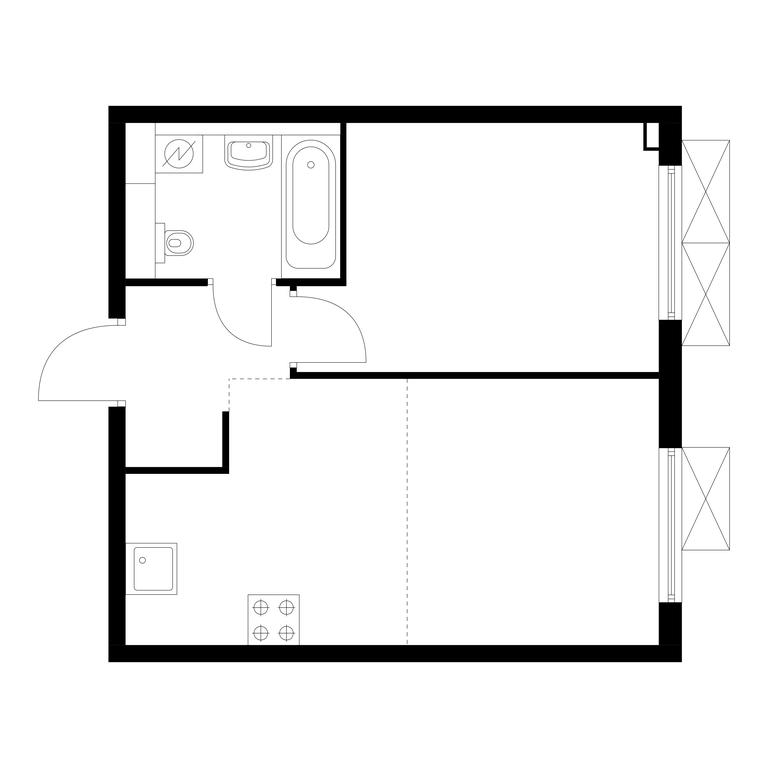 1-BD Apartment Sale, 35.8 sq. m. at Ilinskie Luga, Zapovednaya Street, 1, posyolok Ilyinskoye-Usovo, Krasnogorsk City District, Moscow Region, Russia #1 1-BD Apartment Sale, 35.8 sq. m. at Ilinskie Luga, Zapovednaya Street, 1, posyolok Ilyinskoye-Usovo, Krasnogorsk City District, Moscow Region, Russia #1