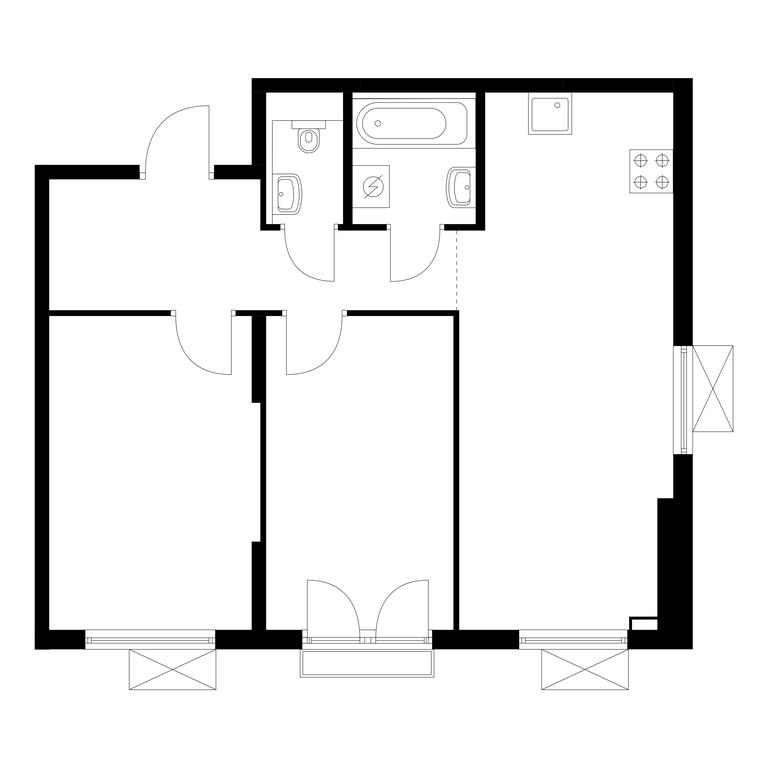 2-BD Apartment Sale, 57 sq. m. at Ilinskie Luga, Zapovednaya Street, 1, posyolok Ilyinskoye-Usovo, Krasnogorsk City District, Moscow Region, Russia #2 2-BD Apartment Sale, 57 sq. m. at Ilinskie Luga, Zapovednaya Street, 1, posyolok Ilyinskoye-Usovo, Krasnogorsk City District, Moscow Region, Russia #2