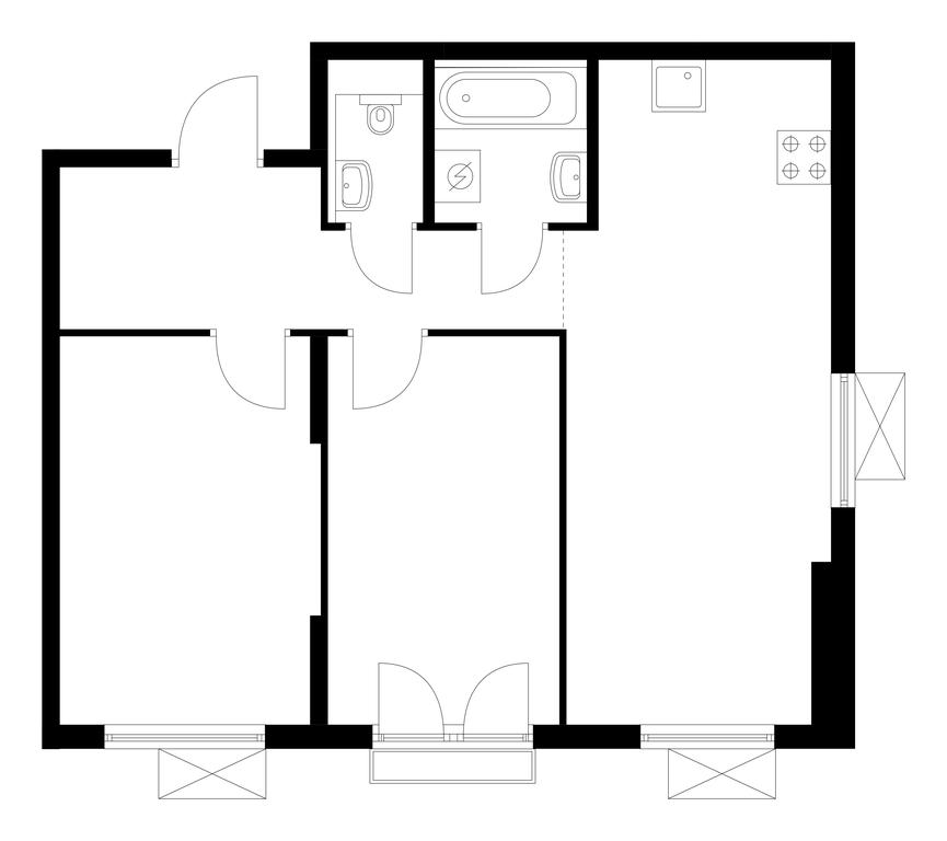 2-BD Apartment Sale, 57 sq. m. at Ilinskie Luga, Zapovednaya Street, 1, posyolok Ilyinskoye-Usovo, Krasnogorsk City District, Moscow Region, Russia #1 2-BD Apartment Sale, 57 sq. m. at Ilinskie Luga, Zapovednaya Street, 1, posyolok Ilyinskoye-Usovo, Krasnogorsk City District, Moscow Region, Russia #1