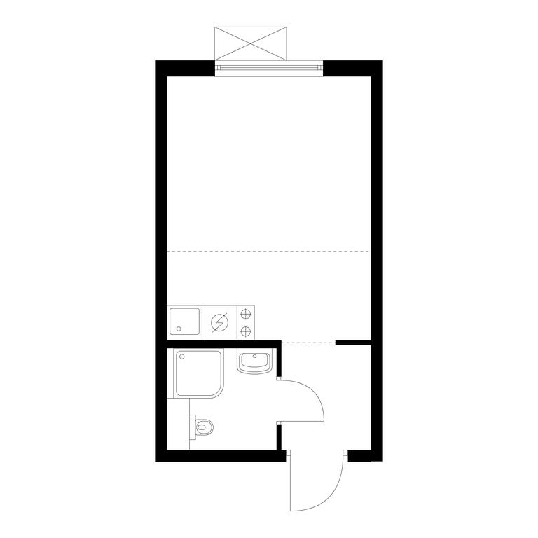 Apartment Sale, 20平方米 at Ilinskie Luga, Zapovednaya Street, 1, posyolok Ilyinskoye-Usovo, Krasnogorsk City District, Moscow Region, Russia #1