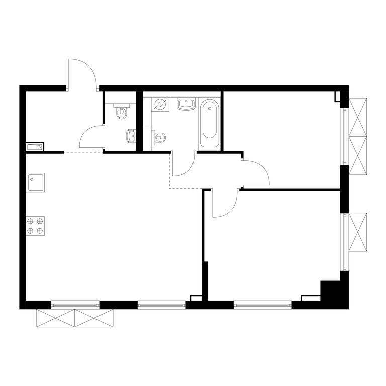 2-BD Apartment Sale, 59.9 sq. m. at Ilinskie Luga, Zapovednaya Street, 1, posyolok Ilyinskoye-Usovo, Krasnogorsk City District, Moscow Region, Russia #1 2-BD Apartment Sale, 59.9 sq. m. at Ilinskie Luga, Zapovednaya Street, 1, posyolok Ilyinskoye-Usovo, Krasnogorsk City District, Moscow Region, Russia #1