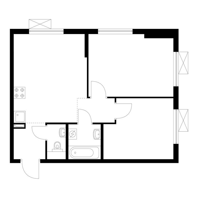 2-BD Apartment Sale, 51.4 sq. m. at Ilinskie Luga, Zapovednaya Street, 1, posyolok Ilyinskoye-Usovo, Krasnogorsk City District, Moscow Region, Russia #1 2-BD Apartment Sale, 51.4 sq. m. at Ilinskie Luga, Zapovednaya Street, 1, posyolok Ilyinskoye-Usovo, Krasnogorsk City District, Moscow Region, Russia #1