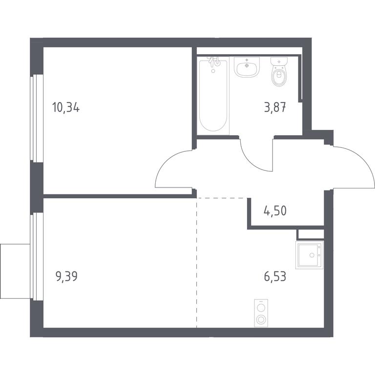 Apartment Sale, 34.63 sq. m. at Gorki Park, Shkolnaya ulitsa, 2, derevnya Korobovo, Leninskiy City District, Moscow Region, Russia #1 Apartment Sale, 34.63 sq. m. at Gorki Park, Shkolnaya ulitsa, 2, derevnya Korobovo, Leninskiy City District, Moscow Region, Russia #1