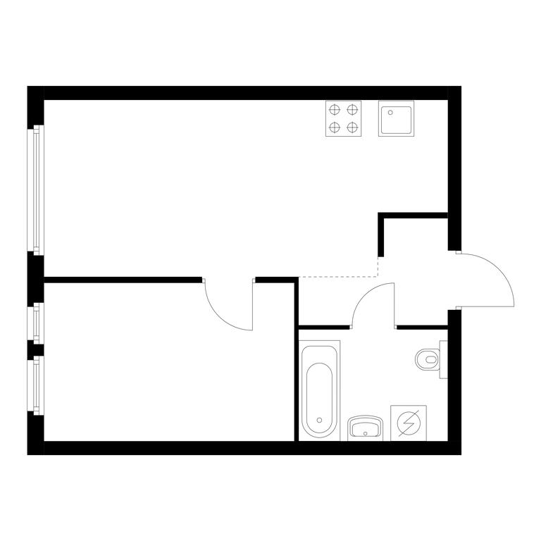 Продажа 1-комн. квартиры, 38,2 м² в ЖК «Кронштадтский 9», Кронштадтский бульвар, 9с21, Москва, Россия #1