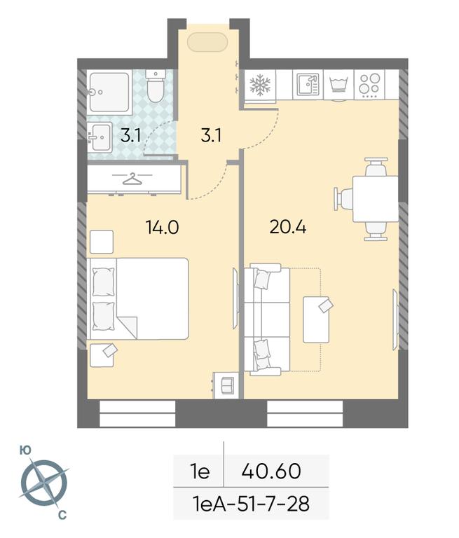 1-BD Apartment Sale, 40.6 sq. m. at Zilart, Rodchenko Street, 1, Moscow, Russia #1 1-BD Apartment Sale, 40.6 sq. m. at Zilart, Rodchenko Street, 1, Moscow, Russia #1