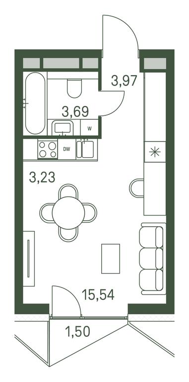 Apartment Sale, 26.88 sq. m. at Moments, Volokolamskoye Highway, 28, Moscow, Russia #1 Apartment Sale, 26.88 sq. m. at Moments, Volokolamskoye Highway, 28, Moscow, Russia #1