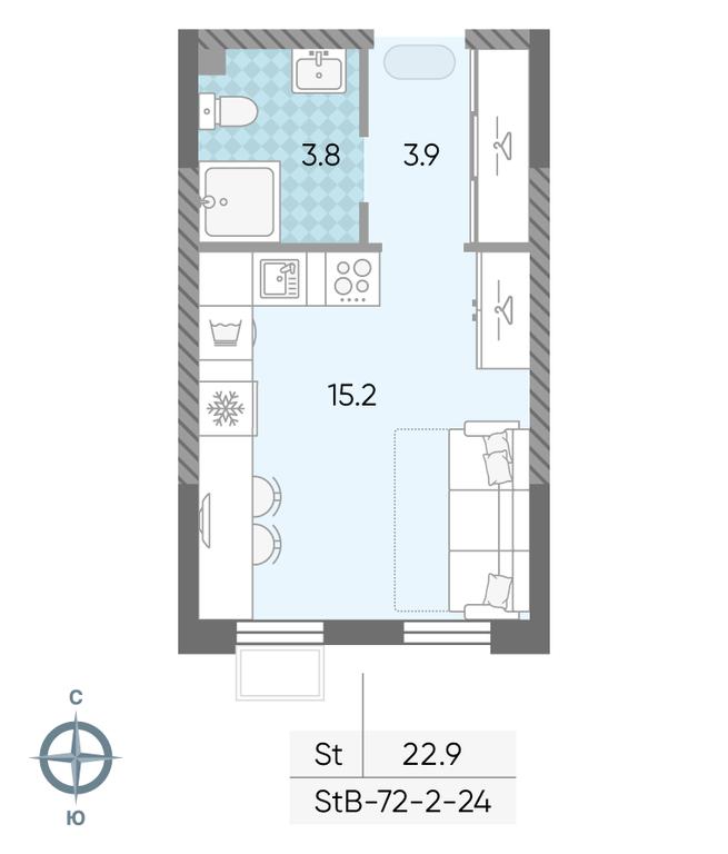 Apartment Sale, 22.9 sq. m. at Luchi, Proizvodstvennaya Street, 12к1, Moscow, Russia #1 Apartment Sale, 22.9 sq. m. at Luchi, Proizvodstvennaya Street, 12к1, Moscow, Russia #1