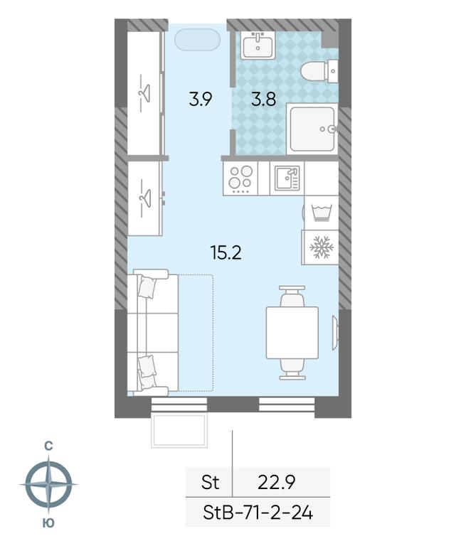 Apartment Sale, 22.9 sq. m. at Luchi, Proizvodstvennaya Street, 12к1, Moscow, Russia #1 Apartment Sale, 22.9 sq. m. at Luchi, Proizvodstvennaya Street, 12к1, Moscow, Russia #1