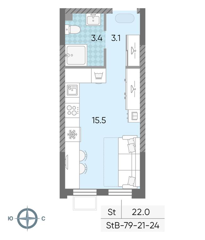 Apartment Sale, 22 sq. m. at Luchi, Proizvodstvennaya Street, 12к1, Moscow, Russia #1 Apartment Sale, 22 sq. m. at Luchi, Proizvodstvennaya Street, 12к1, Moscow, Russia #1
