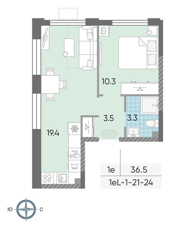 Продажа 1-комн. квартиры, 36,6 м² в ЖК «Лучи», Производственная улица, 12к1, Москва, Россия #1 Продажа 1-комн. квартиры, 36,6 м² в ЖК «Лучи», Производственная улица, 12к1, Москва, Россия #1