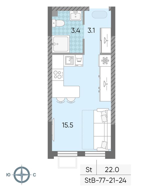Apartment Sale, 22 sq. m. at Luchi, Proizvodstvennaya Street, 12к1, Moscow, Russia #1 Apartment Sale, 22 sq. m. at Luchi, Proizvodstvennaya Street, 12к1, Moscow, Russia #1
