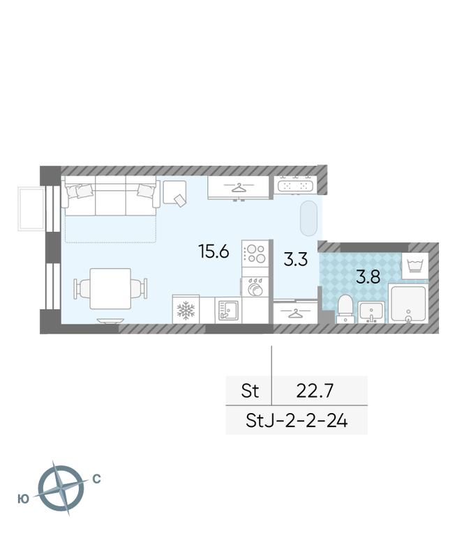 Apartment Sale, 22.7 sq. m. at Luchi, Proizvodstvennaya Street, 12к1, Moscow, Russia #2 Apartment Sale, 22.7 sq. m. at Luchi, Proizvodstvennaya Street, 12к1, Moscow, Russia #2